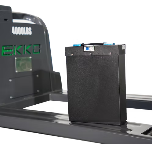 Semi-Electric Walkie Pallet Jack with 4,000lb Capacity EKKO