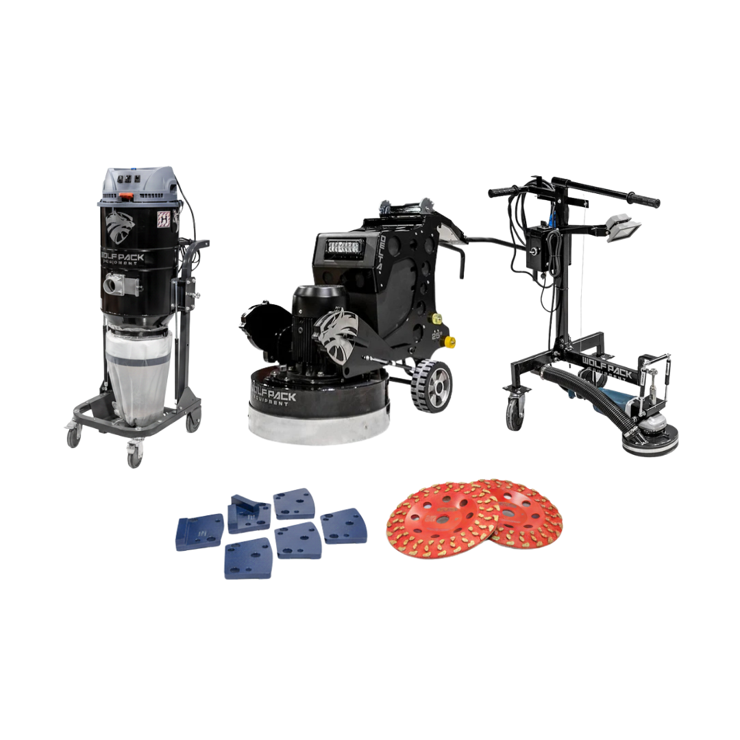Wolf Pack Delta Grinder Package – 25" Grinder Bundle Diamond Tool Store