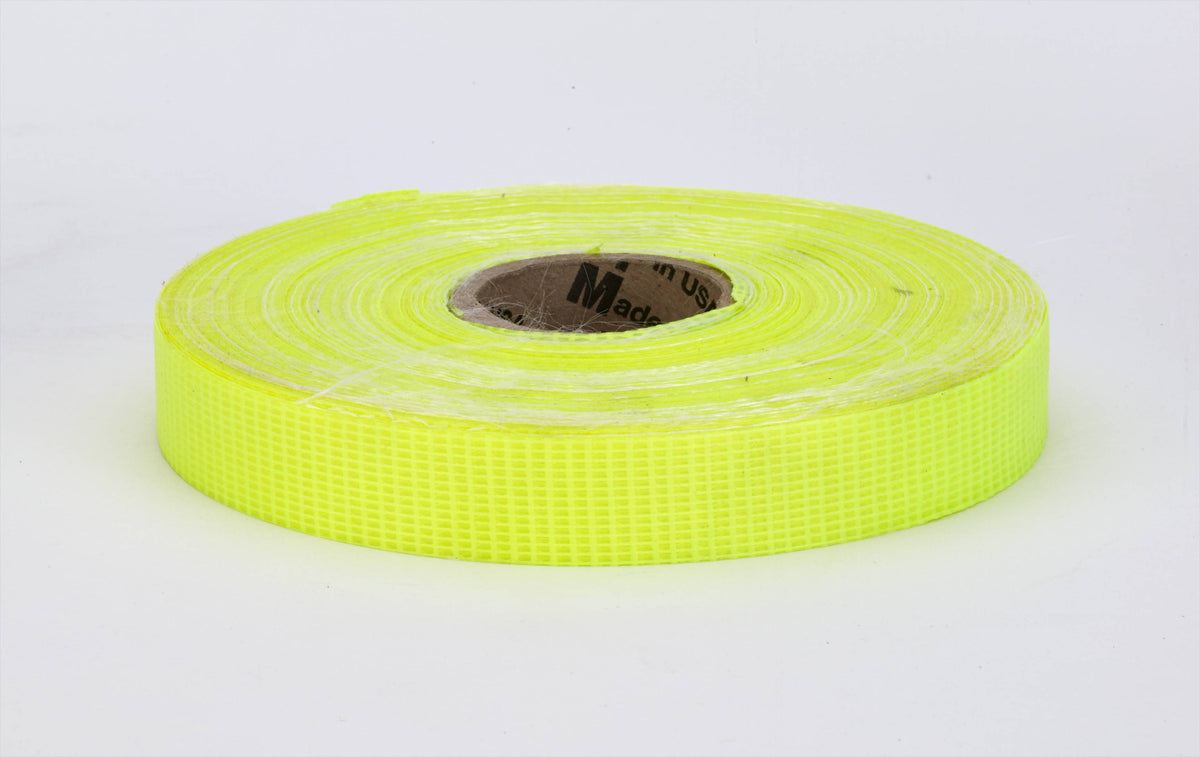 Glo Reinforced Barricade Tape 17772-139-750 Mutual Industries Glo Lime 3/4" X 50YDS - Pack of 10
