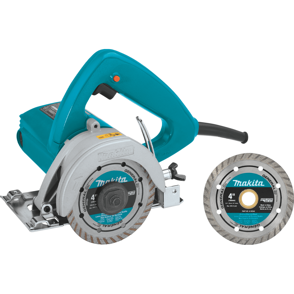 4‑3/8" Masonry Saw, with 4" Diamond Blade Makita