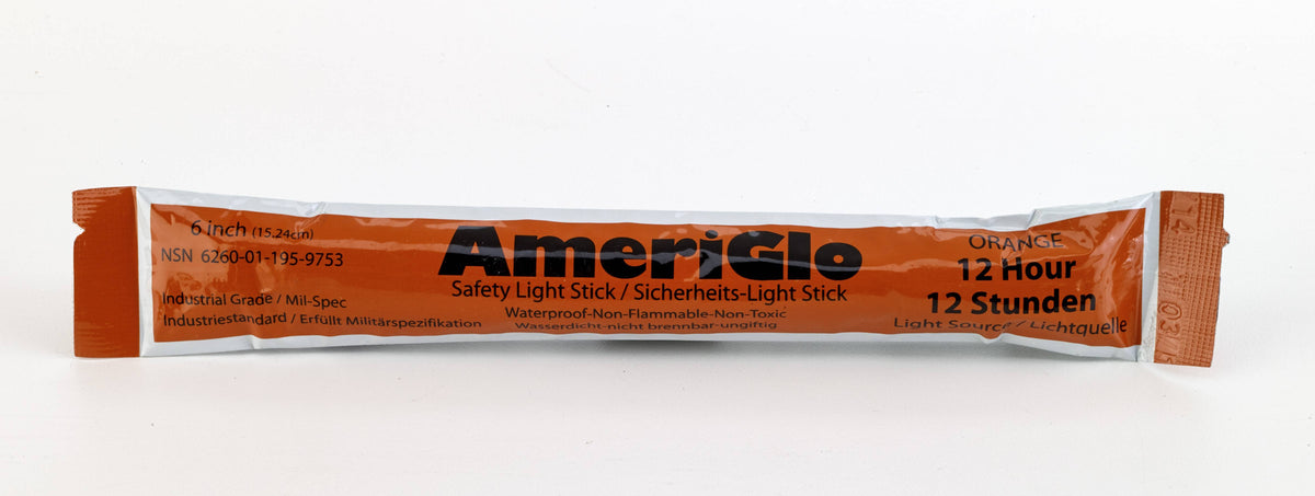 Safety Light Sticks 17759-45-12 Mutual Industries 6" (10 Count) 12 Hours Orange