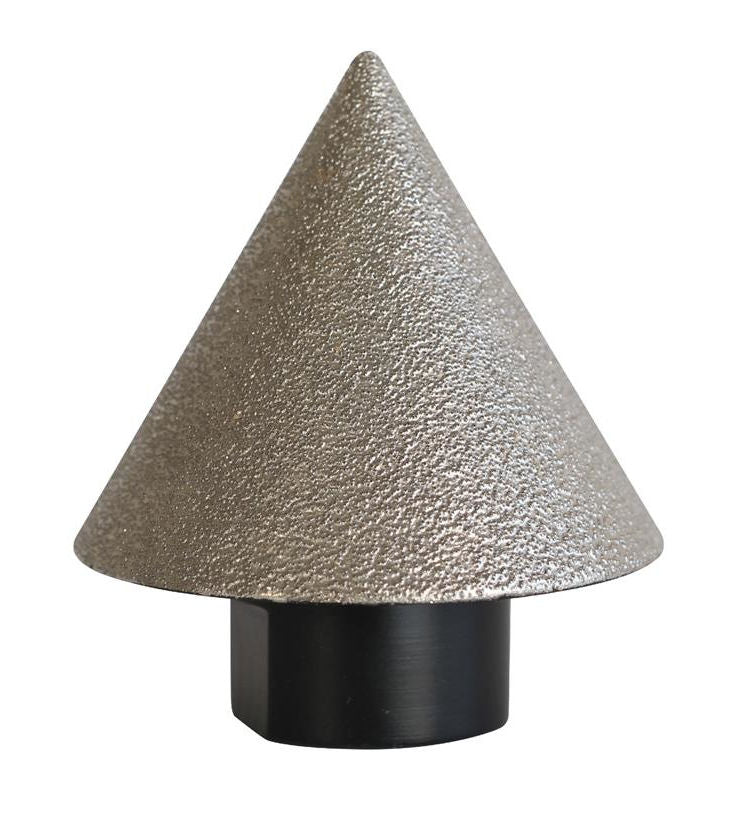 Vacuum Brazed Diamond Cone 2" 5/8"-11 PAVBC200