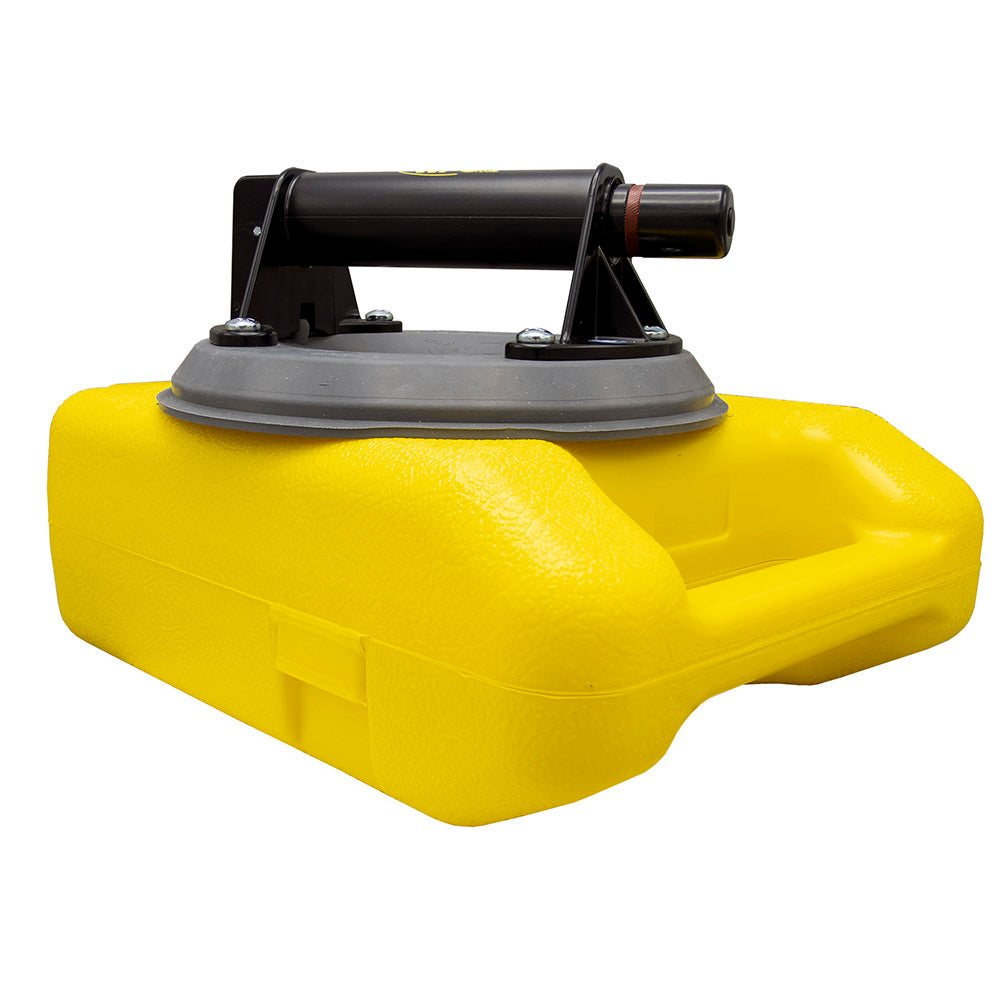 8" Industrial-Grade Plastic Hand Cup with Low-Marking Vacuum Pad for Flat Surfaces Wood's Powr-Grip