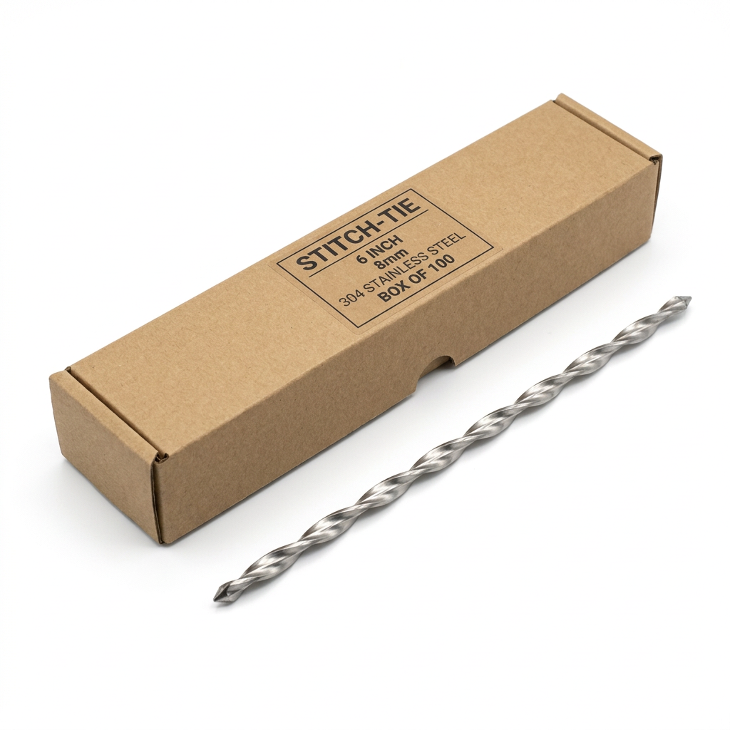 Stitch-Tie Stainless Steel Masonry Pinning Solution - Box of 100 (8mm)