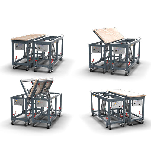 ABACO DUAL POLISHED FLIP TABLE Abaco Machines