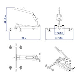 180º Rotation Vacuum Lifters 160kg Aardwolf