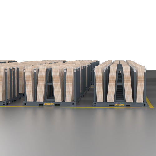 ABACO HEAVY-DUTY MULTI-MATERIAL CONTAINER BUNDLE RACK (9 In 1) Abaco Machines