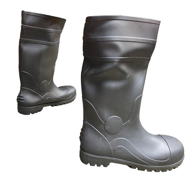 PVC Steel Toe Boots Nikon