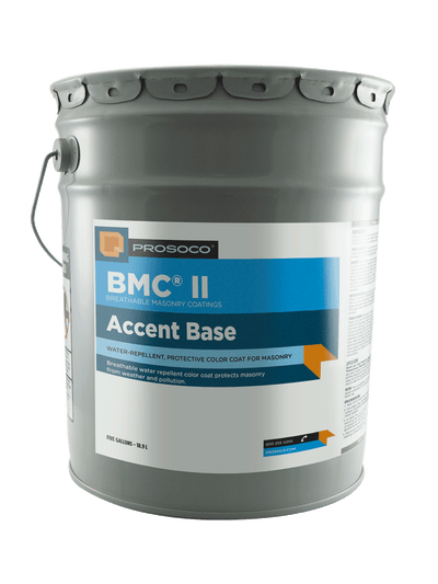 Accent Base Breathable Masonry Water Repellent Color Coating 43070-05GAL Prosoco 5 Gallon