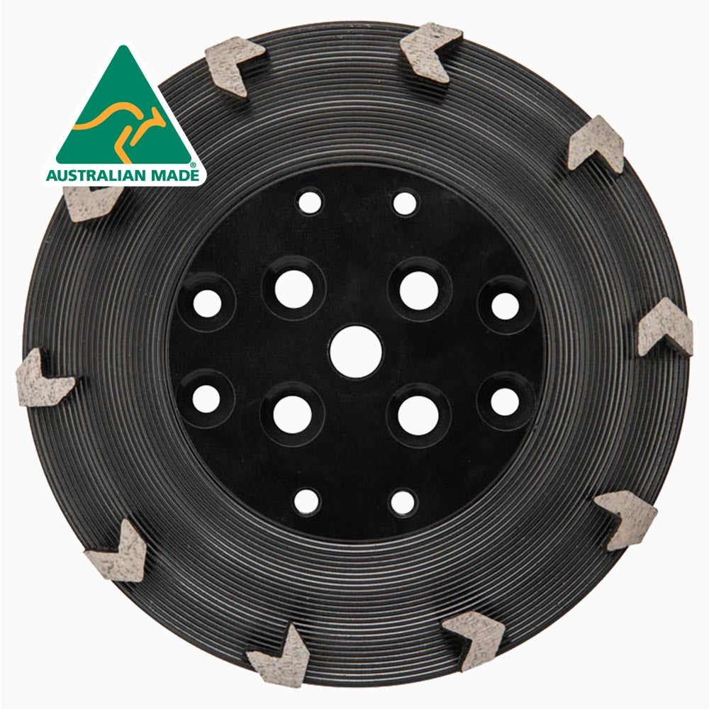 10” Grinding Plates - Arrow Segments BT250ABA10-10 Syntec Diamond Tools 10 Hard