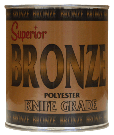 Superior Bronze Polyester Knife Grade Adhesive 200-00760-10 Superior Stone Products Quart