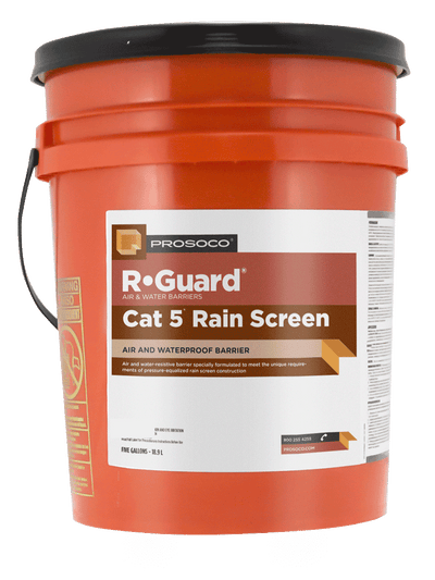 R-Guard Cat 5 Rain Screen Air & Water Barrier Membrane - Pallet of 24 Units (5 Gallon Units) Prosoco