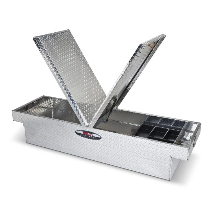 Gear-Lock Aluminum Single Lid Full-size Crossover Truck Box Crescent