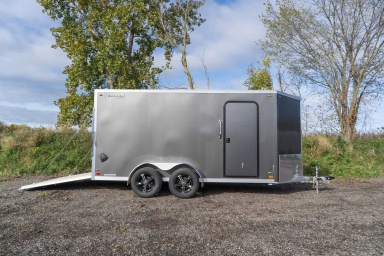 Flat Top V-Nose Aluminum Enclosed Cargo Trailer Legend Trailers