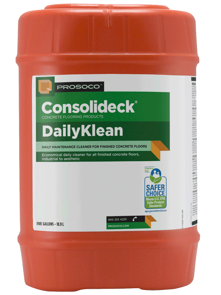 DailyKleen Concrete Floor Maintenance Cleaner - Pallet and Bulk Prosoco