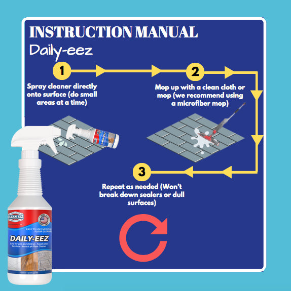 Daily-eez - Neutral PH Maintenance Cleaner 32 oz Clean-eez