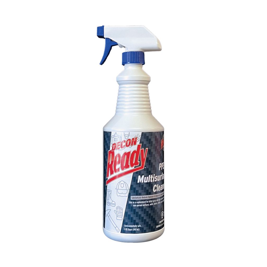 Decon Ready PPE & Multi‑Surface Cleaner Ready Rack