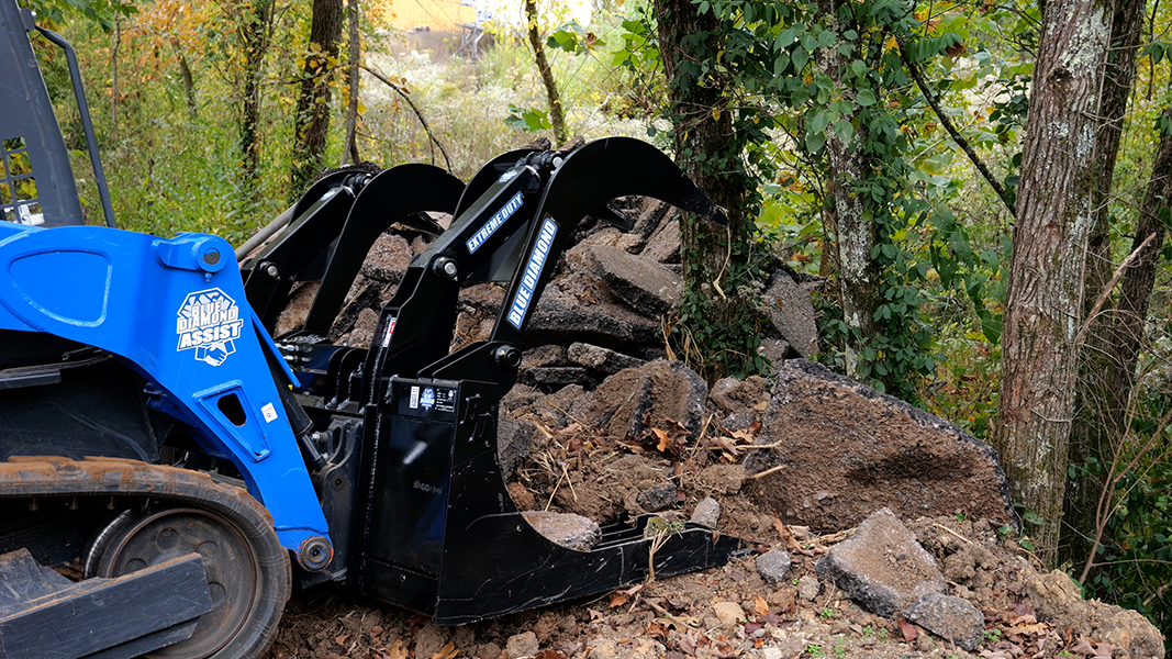 Rock Bucket Standard & Extreme Duty Blue Diamond Attachments