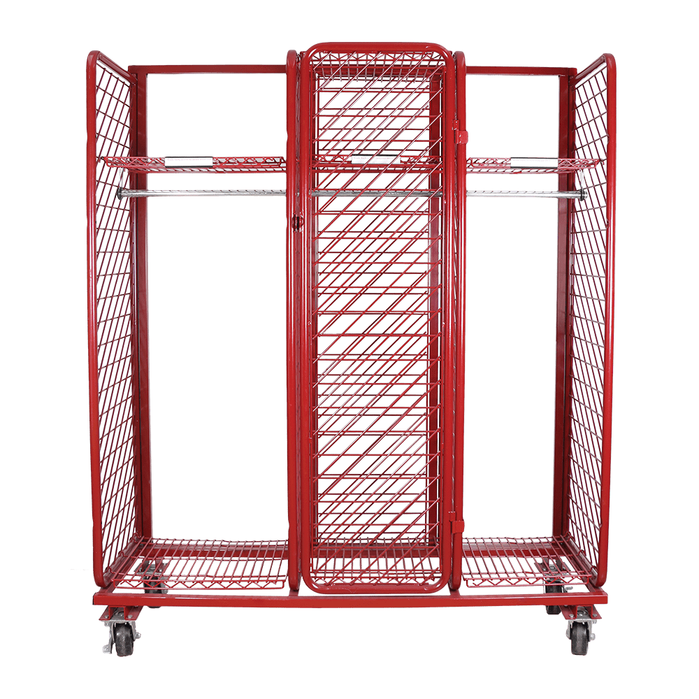 Single Sided Mobile Red Rack 18"/20"/24" Ready Rack