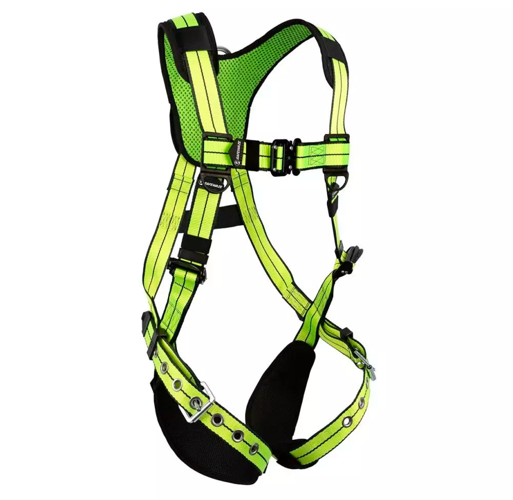 PRO+ Full Body Harness: 1D, QC Chest, TB Legs Safewaze