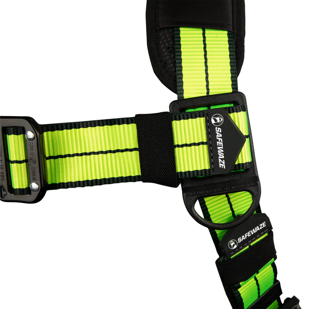 PRO+ Full Body Harness: 1D, QC Chest, TB Legs, Trauma Relief Safewaze