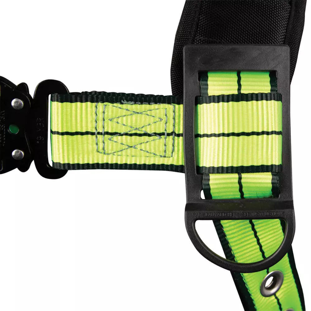 PRO+ Construction Harness: 3D, QC Chest, TB Legs, TB Torso Safewaze