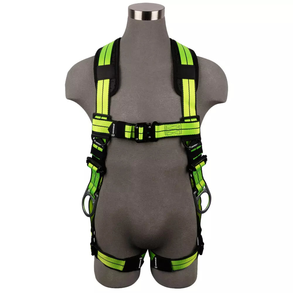 PRO+ Full Body Harness: 3D, QC Chest/Legs Safewaze