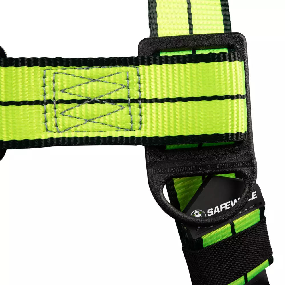 PRO+ Full Body Harness: 3D, QC Chest/Legs Safewaze