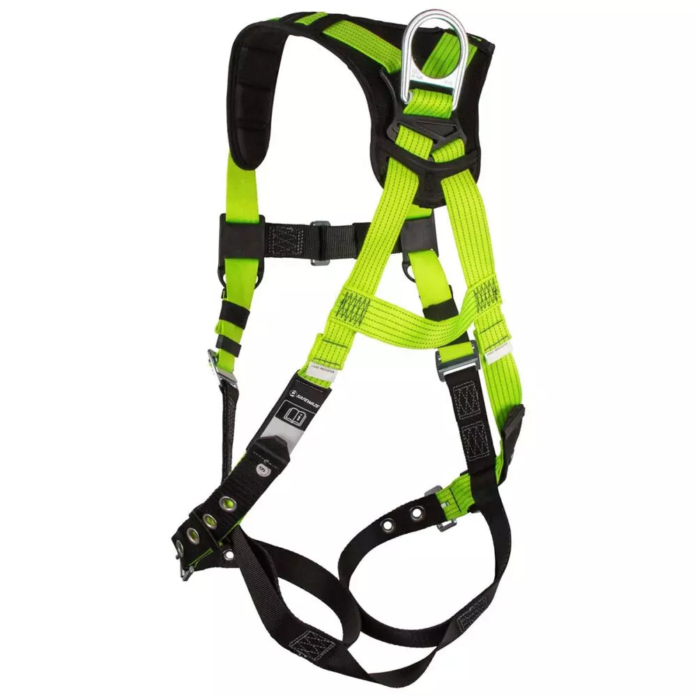 Reflective Full Body Harness: 1D, MB Chest, TB Legs Safewaze