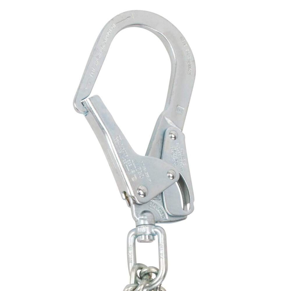 19″ Chain Assembly: Swivel Rebar Hook Safewaze