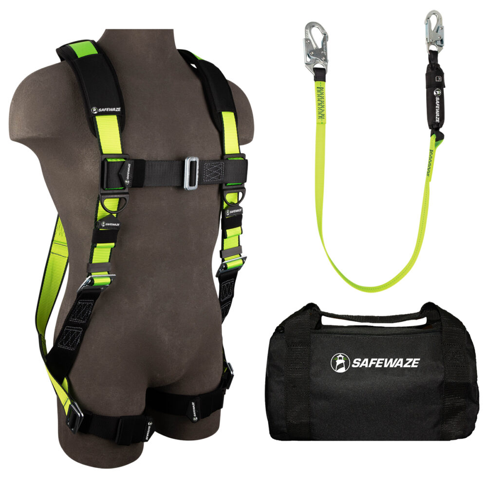 PRO Bag Combo: FS280 Harness, FS560 Lanyard, FS8125 Bag Safewaze