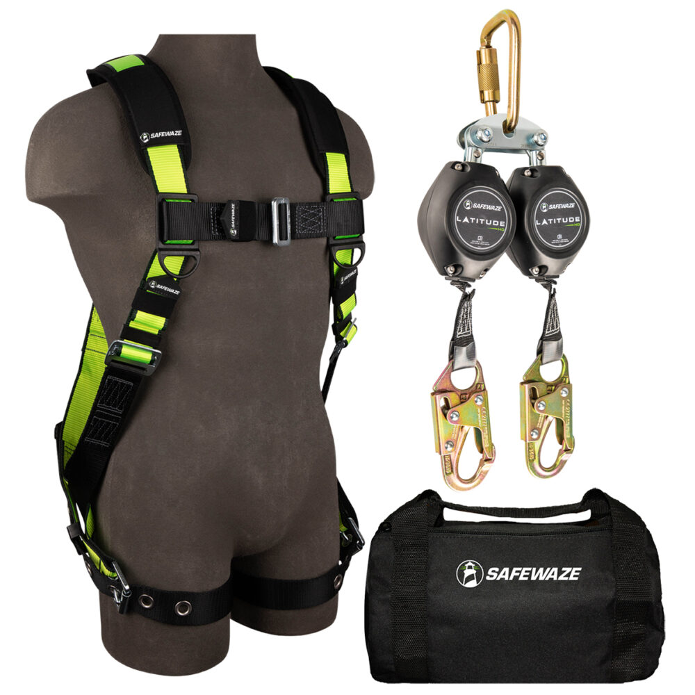 PRO Bag Combo: FS185 Harness, FS-FSP14075-W SRL, FS8125 Bag Safewaze