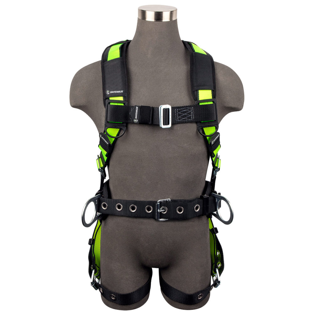 PRO Construction Harness: 3D, MB Chest, TB Legs Safewaze