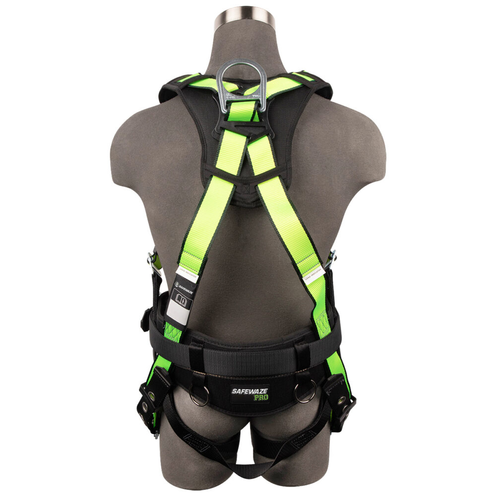 PRO Construction Harness: 3D, MB Chest, TB Legs Safewaze