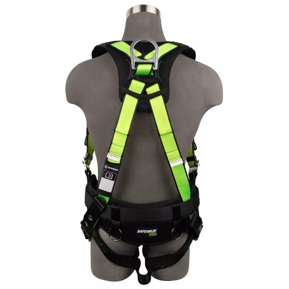 PRO Construction Harness: 3D, MB Chest, TB Legs Safewaze