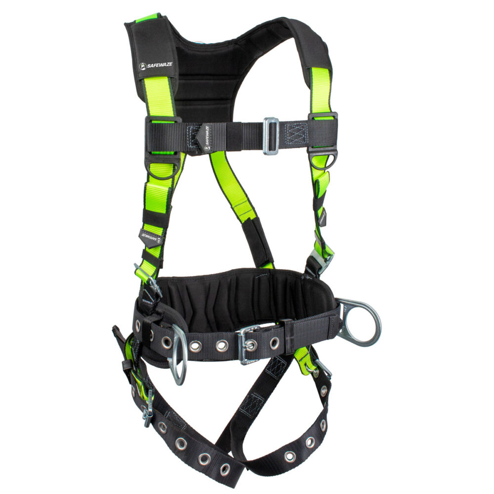 PRO Construction Harness: 3D, Dorsal Link, MB Chest, TB Legs Safewaze