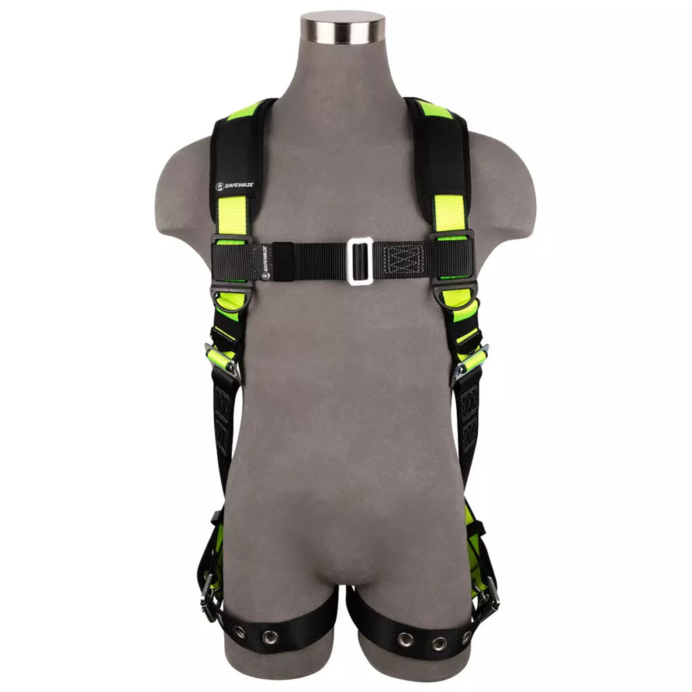 PRO Full Body Harness: 1D, Dorsal Link, MB Chest, TB Legs Safewaze