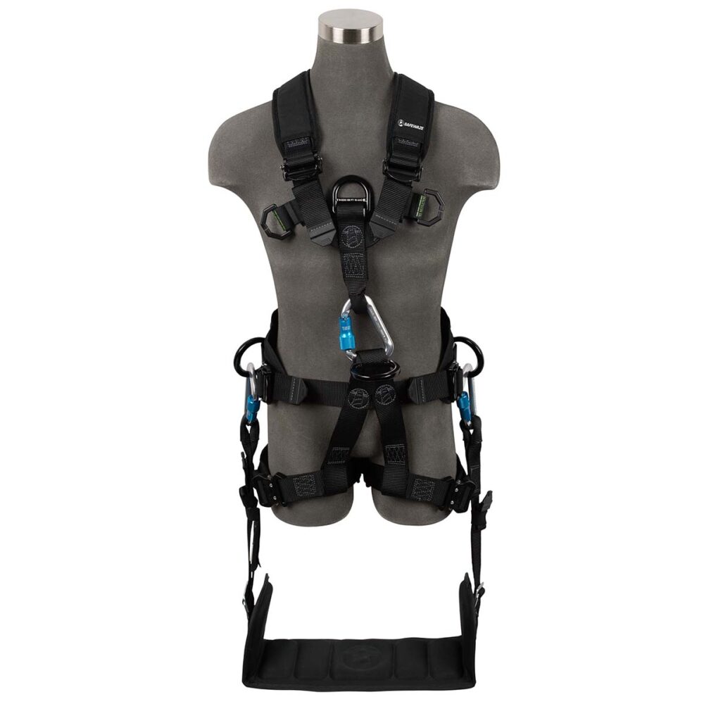Wind & Tower Harness: Alu 5D, Removable Seat, Alu QC Legs Safewaze