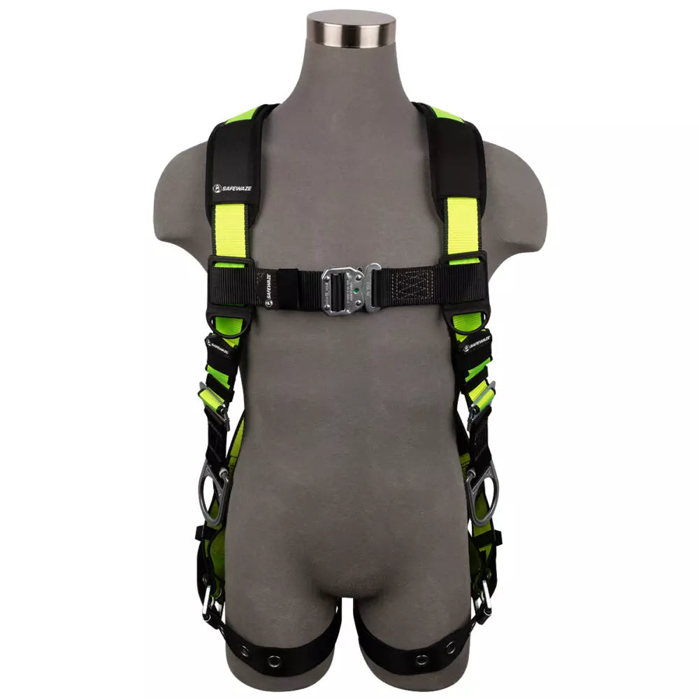 PRO Full Body Harness: 3D, QC Chest, TB Legs Safewaze