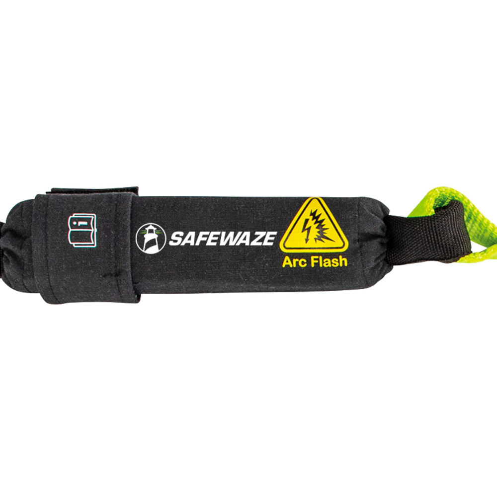 Arc Flash 6′ Energy Absorbing Lanyard: Snap Hook, Soft Loop Safewaze