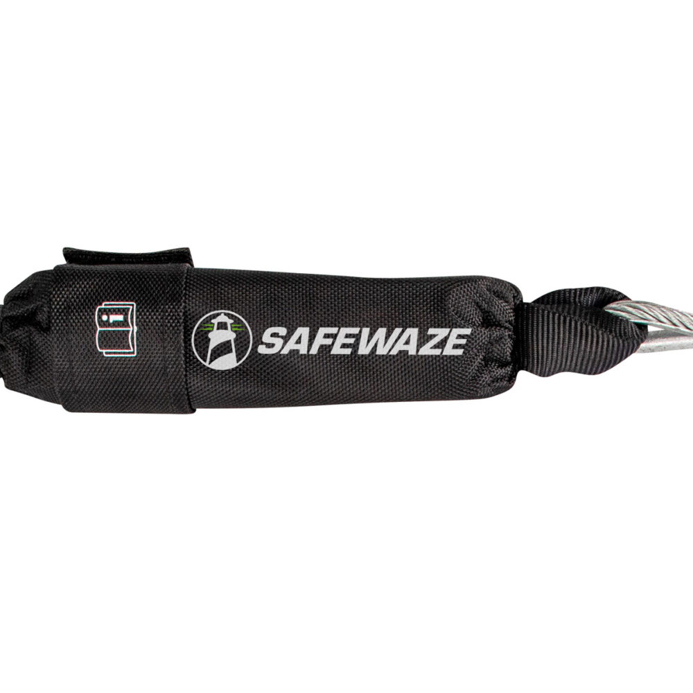 PRO 6′ Cable Energy Absorbing Lanyard: Snap Hook Safewaze