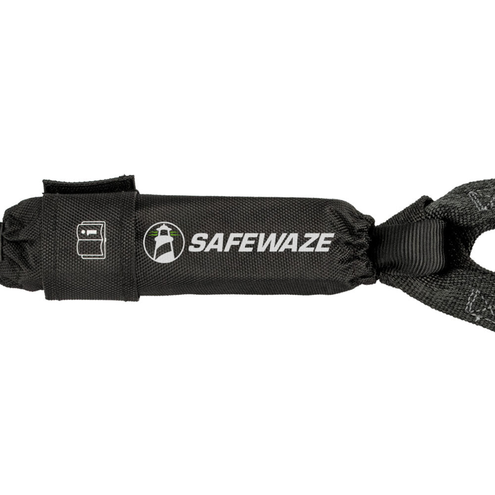 PRO 6′ Stretch Energy Absorbing Lanyard: Dual Leg, Rebar Hooks Safewaze