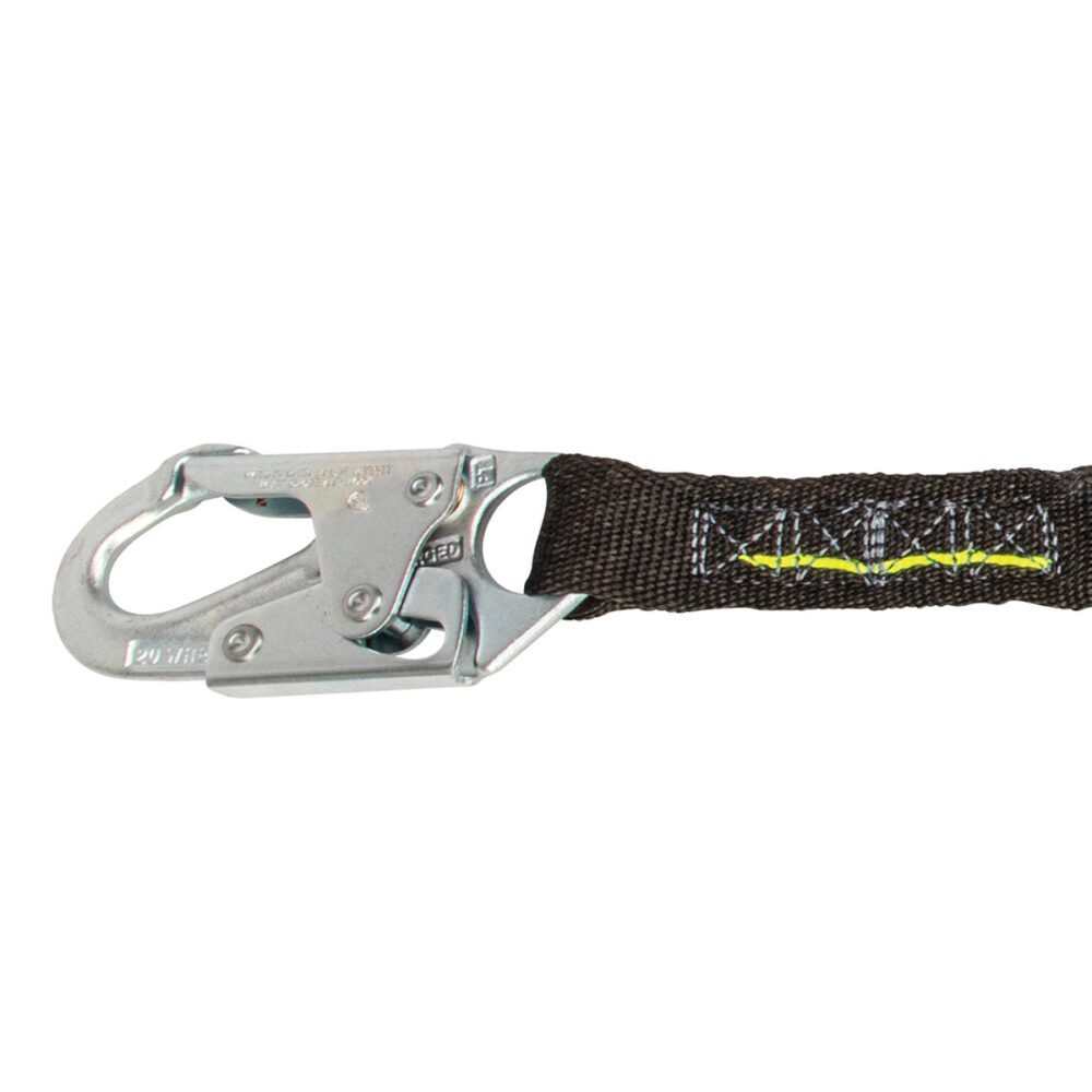 PRO 6′ Internal Energy Absorbing Lanyard: Dual Leg, Snap Hooks Safewaze