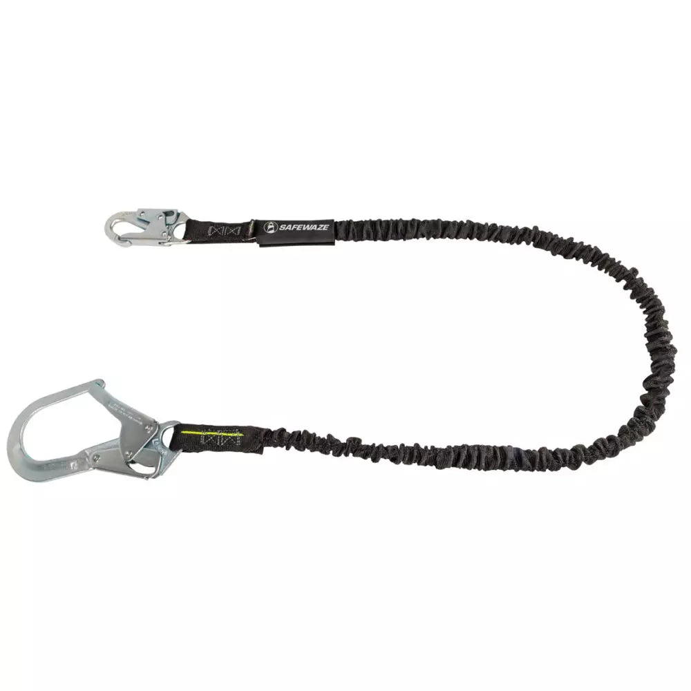 PRO 6′ Internal Energy Absorbing Lanyard: Rebar Hook Safewaze