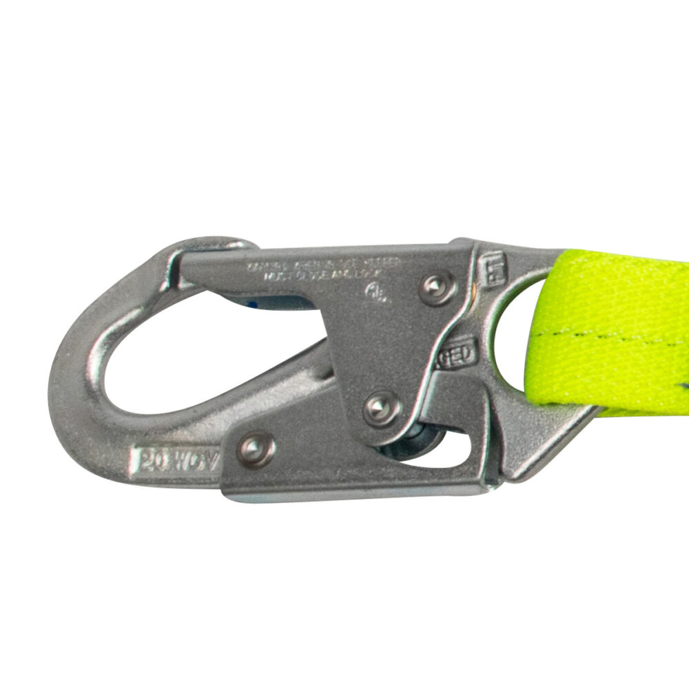 PRO 6′ Stretch Internal Energy Absorbing Lanyard: Dual Leg, Snap Hooks Safewaze