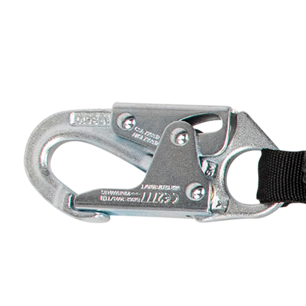 Welding 6′ Energy Absorbing Lanyard: Snap Hook Safewaze