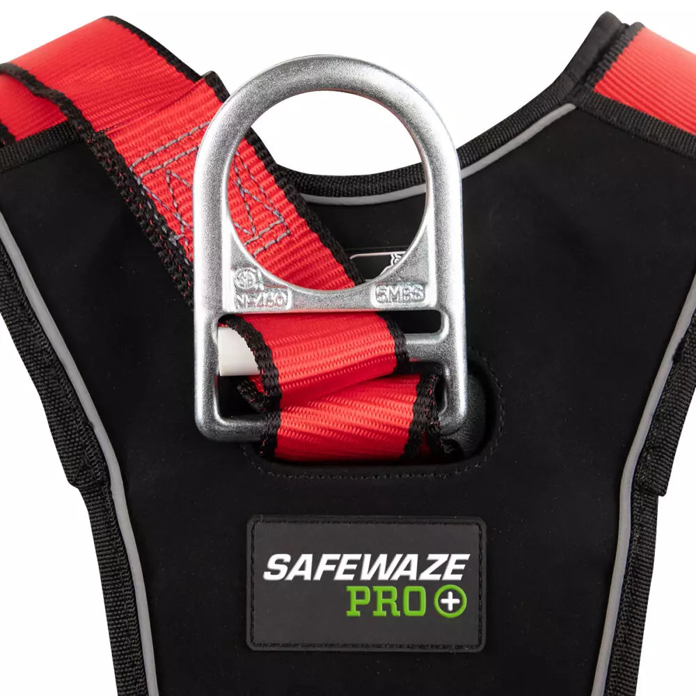 Oil & Gas Full Body Harness: 1D, Derrick Belt, Alu QC Chest, FD, TB Legs Safewaze
