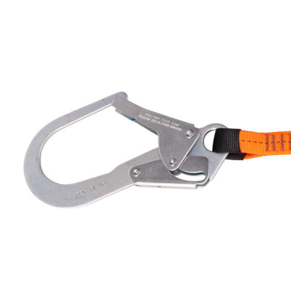 V-Line 6′ Energy Absorbing Lanyard: Dual Leg, Rebar Hooks Safewaze