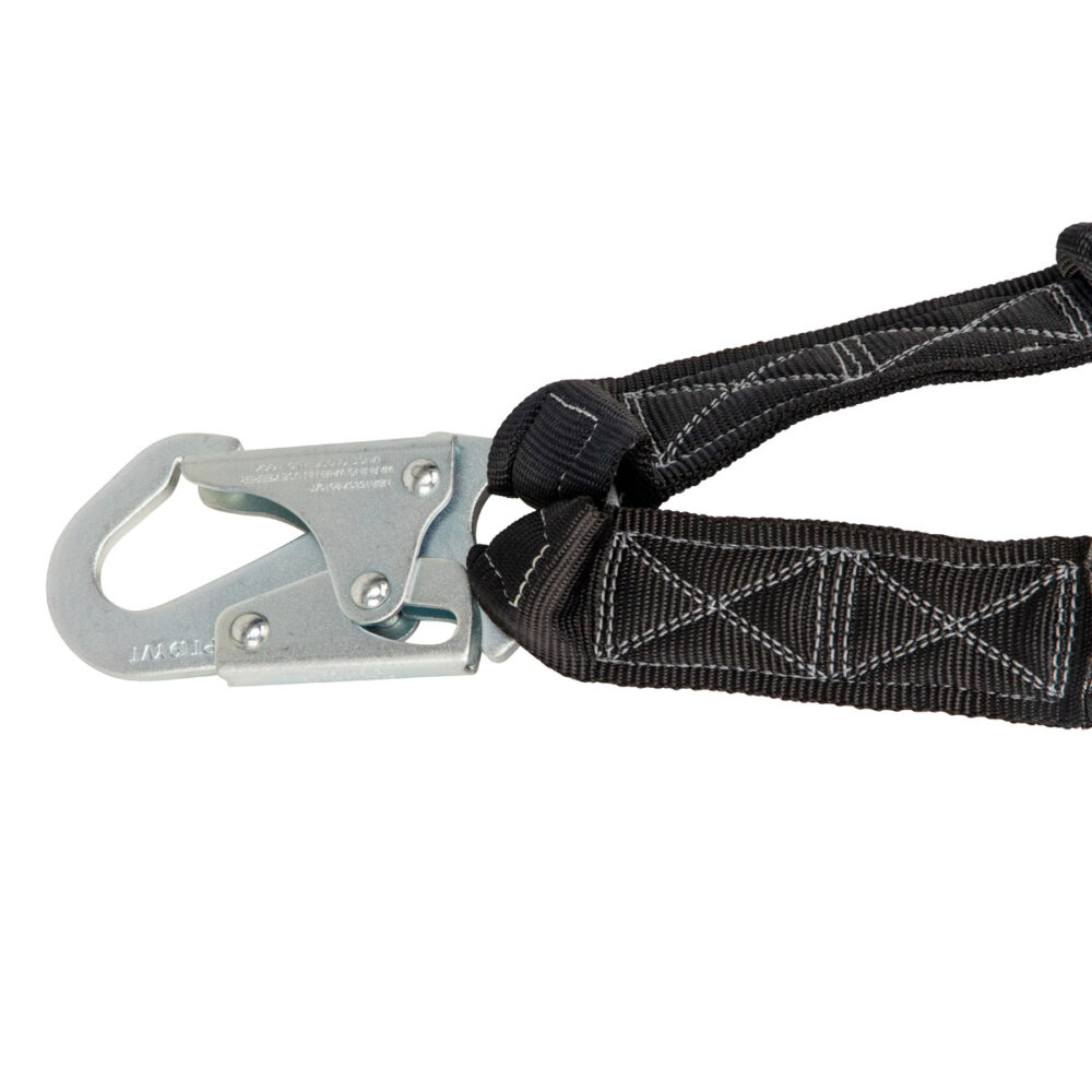 V-Line 6′ Internal Energy Absorbing Lanyard: Dual Leg, Rebar Hooks Safewaze