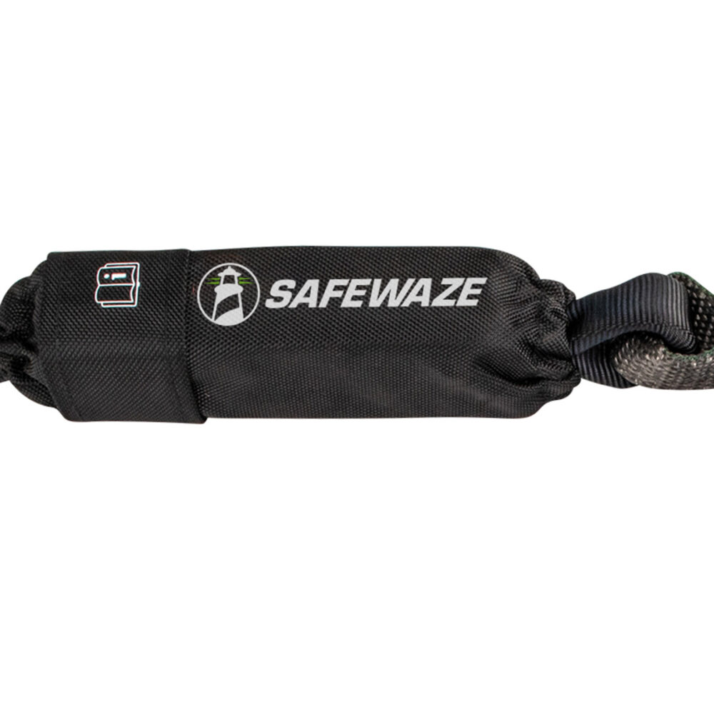 Heavyweight 6′ Energy Absorbing Lanyard: Dual Leg, Snap Hooks Safewaze